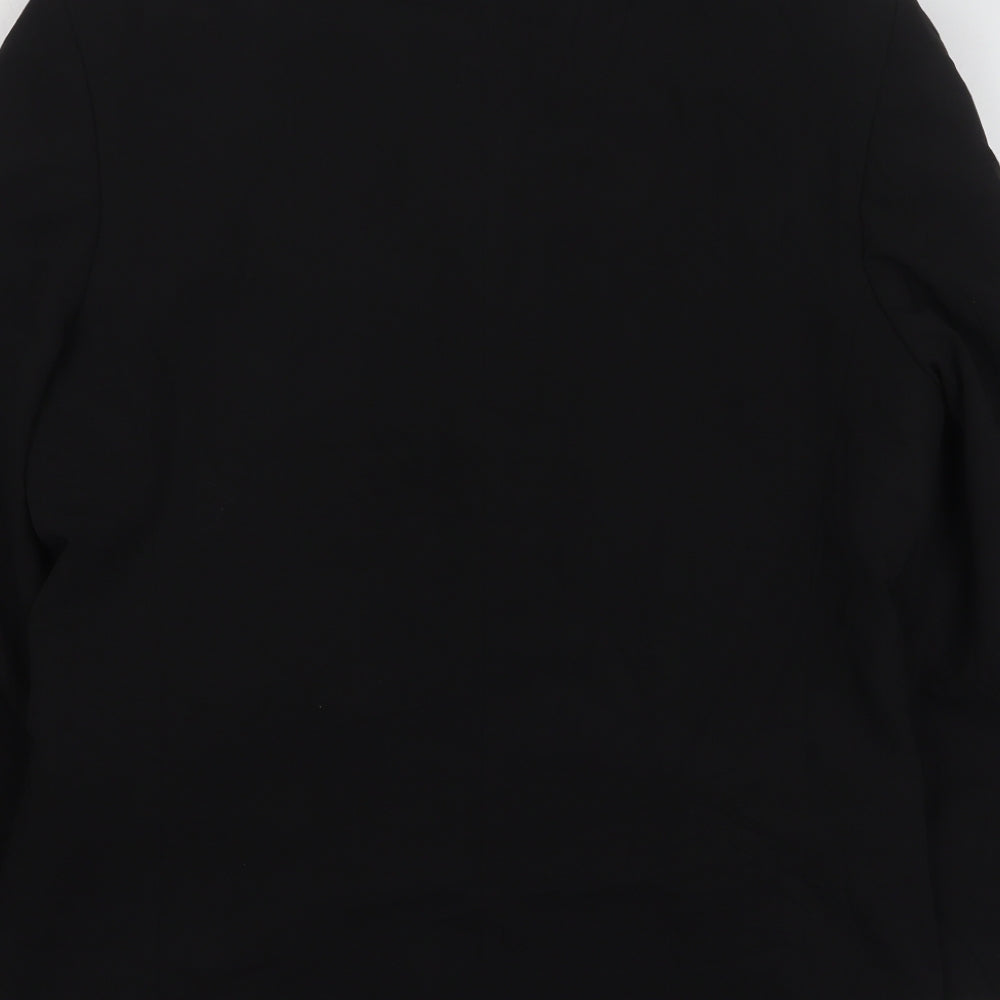 Butler & Webb Mens Black Polyester Jacket Suit Jacket Size 38