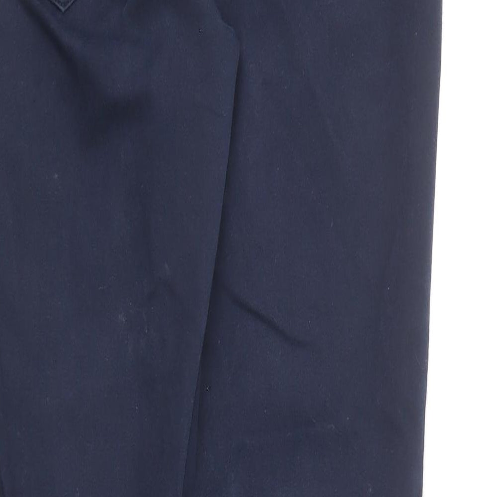 Next Womens Blue Cotton Skinny Jeans Size 10 L28 in Regular Button