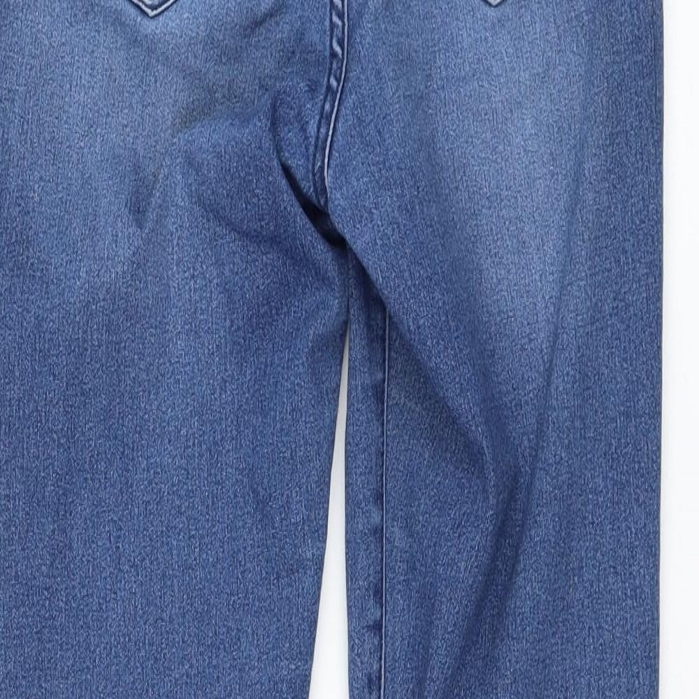 H&M Womens Blue Cotton Skinny Jeans Size 31 in L28 in Regular Zip