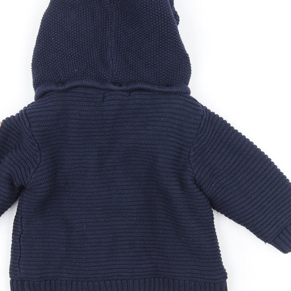 Obaibi Baby Blue Jacket Size 12 Months Button