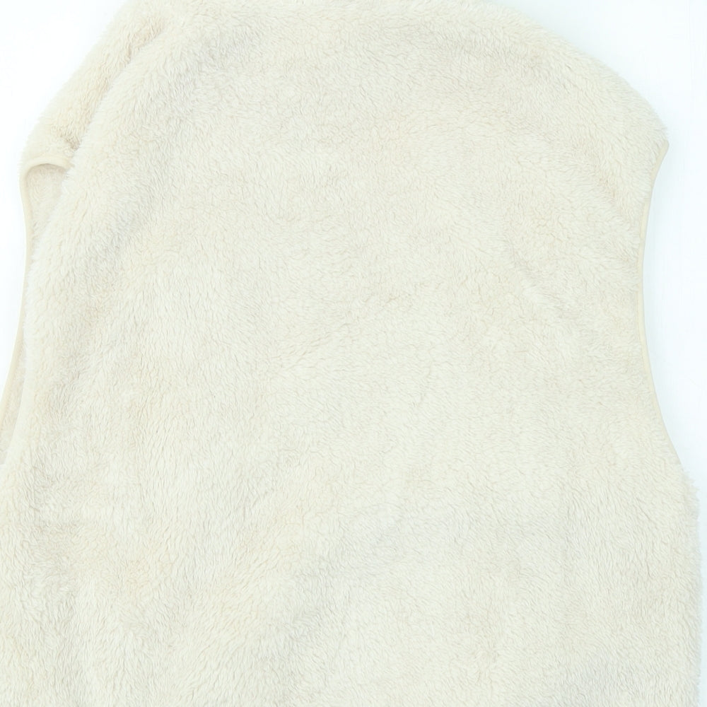 Divided by H&M Womens Beige Gilet Jacket Size S Zip