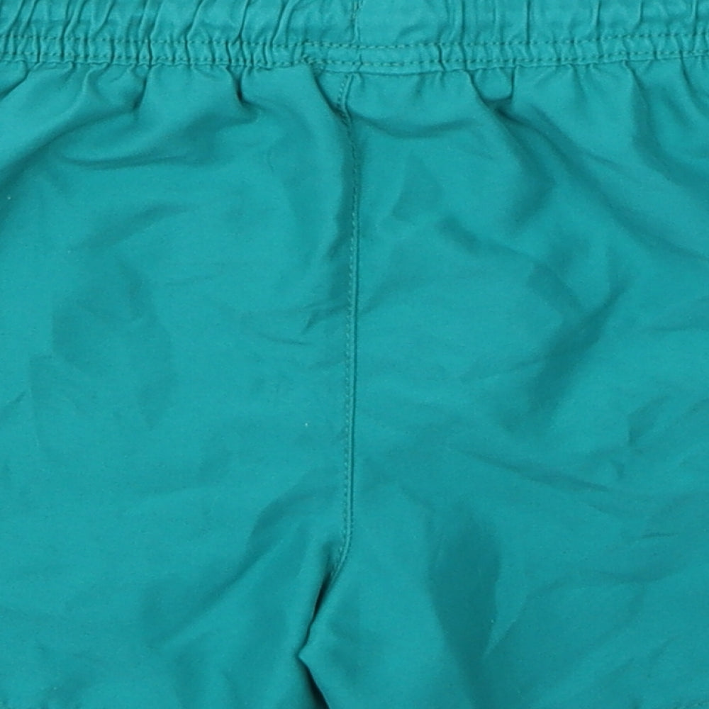 George Boys Green Polyester Sweat Shorts Size 5-6 Years Regular Drawstring