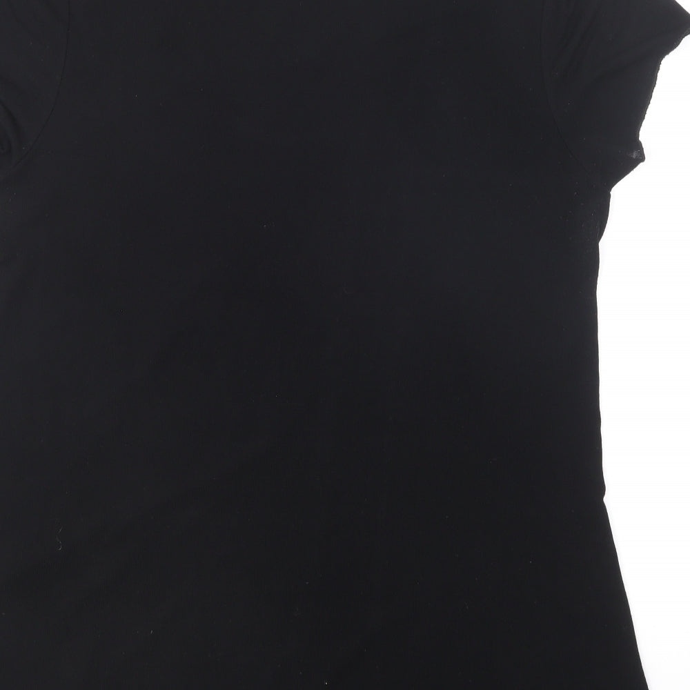 FA Concept Womens Multicoloured Polyester Basic T-Shirt Size 18 Round Neck - Lace Trim