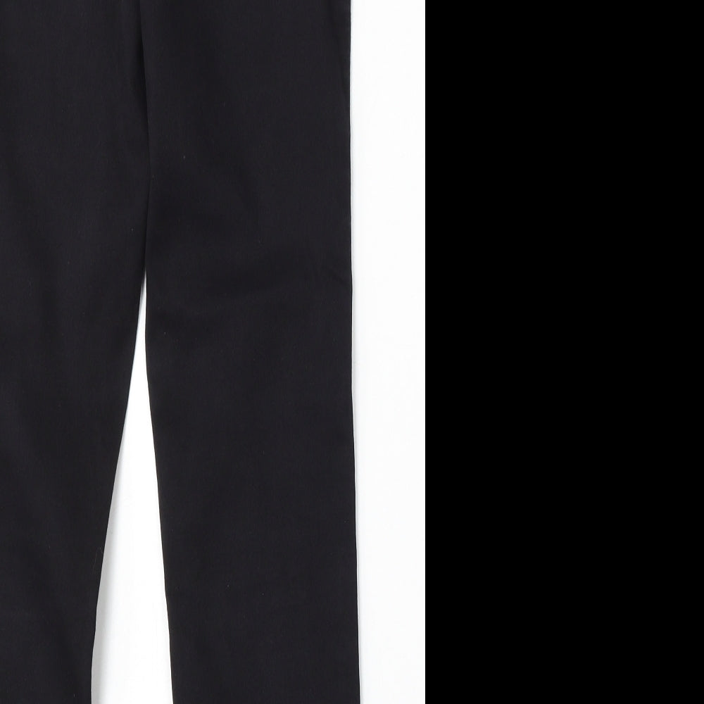 Papaya Womens Black Cotton Skinny Jeans Size 10 L28 in Regular Button