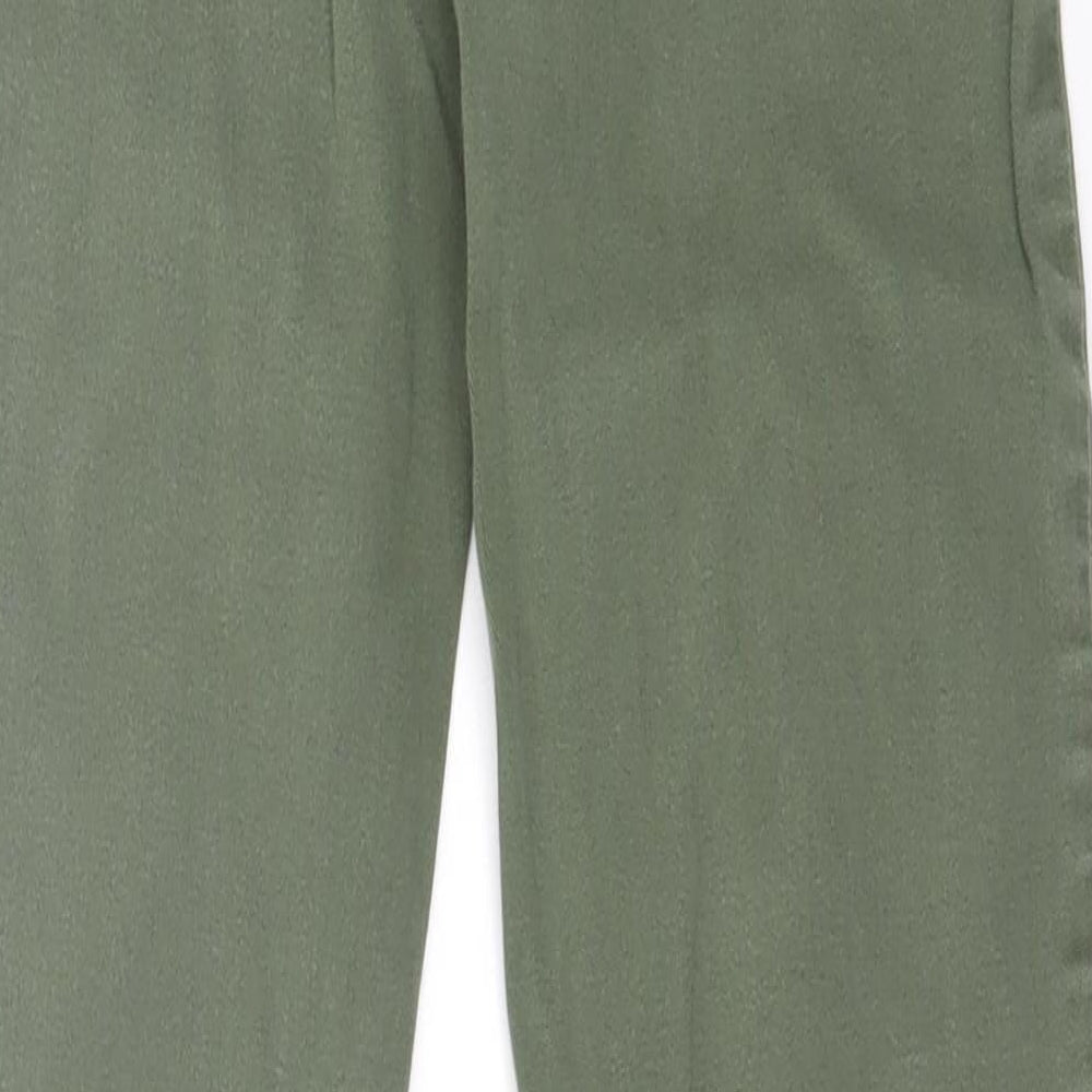 Next Womens Green Cotton Skinny Jeans Size 26 in L20 in Regular Button