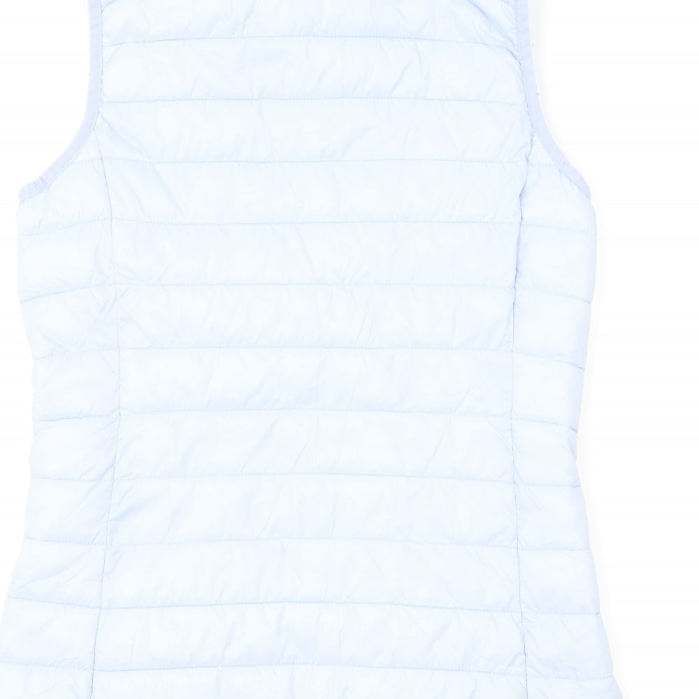 Dunnes Stores Womens Blue Gilet Jacket Size XS Zip