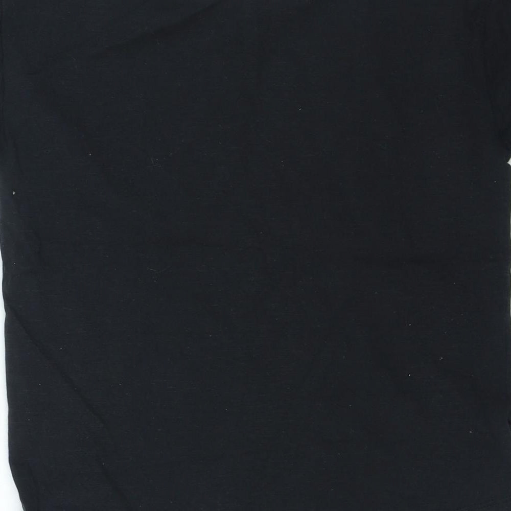 George Boys Black Cotton Basic Casual Size 6-7 Years Round Neck Pullover - Big Bro