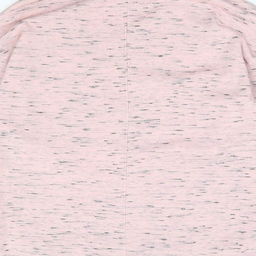 Marks & Spencer Womens Pink Cotton Pullover Sweatshirt Size 12 Pullover