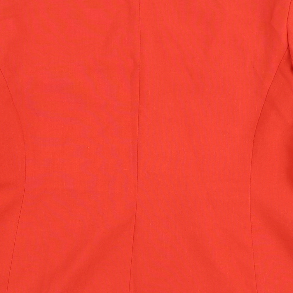 Paul Separates Womens Red Jacket Blazer Size 12 Button