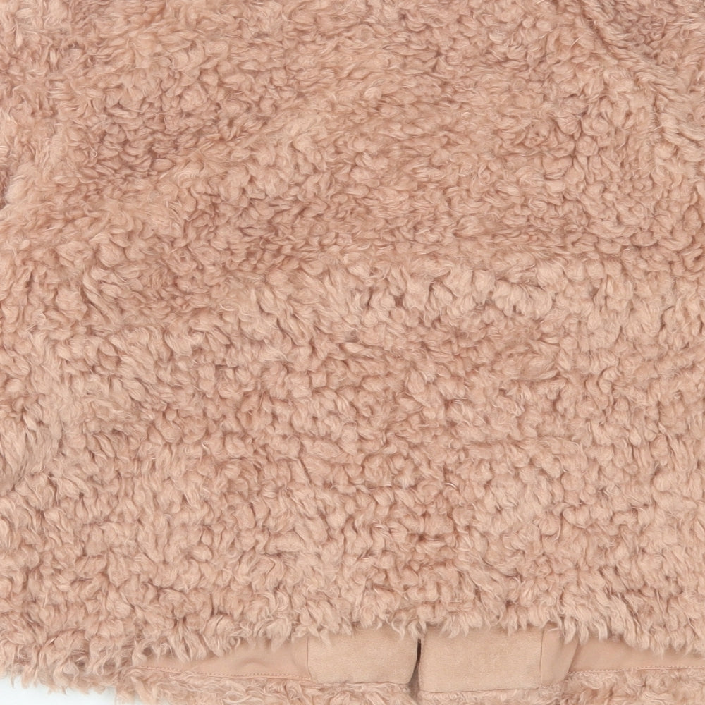 H&M Womens Pink Jacket Size M Hook & Eye