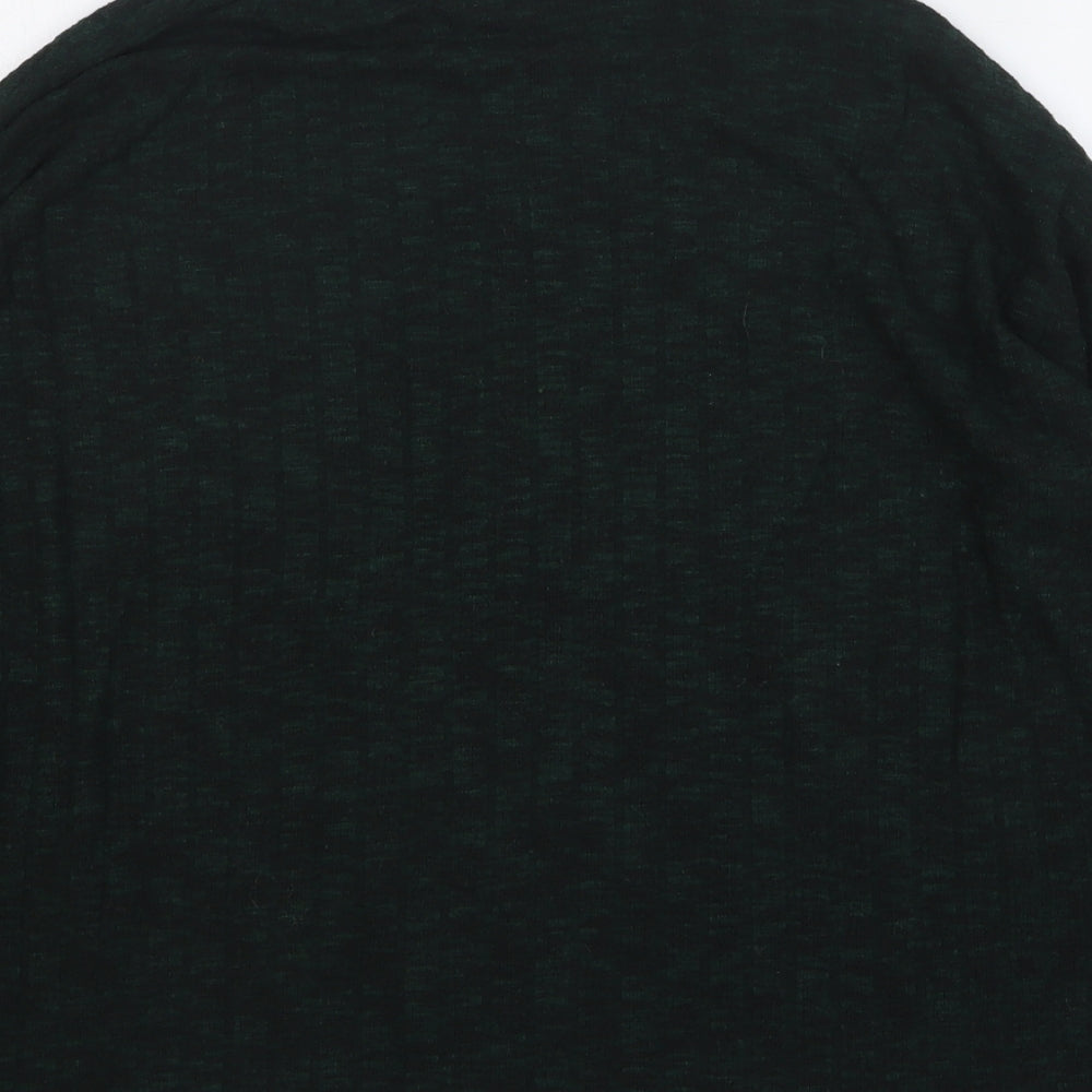 Dorothy Perkins Womens Green Roll Neck Viscose Pullover Jumper Size 12