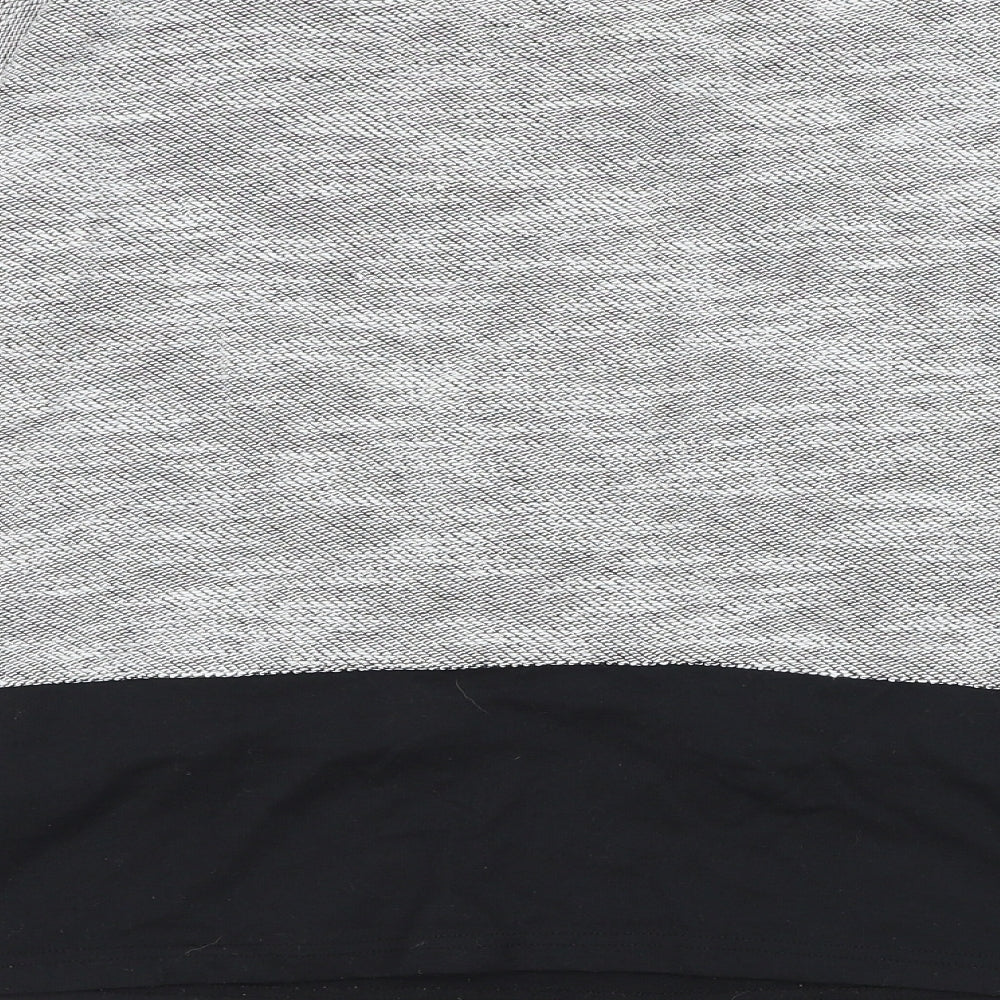 ESMARA Womens Grey Round Neck Cotton Pullover Jumper Size 10