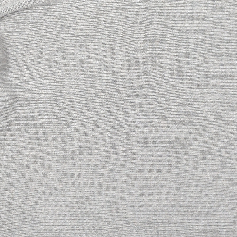 H&M Womens Beige Round Neck Polyester Pullover Jumper Size S