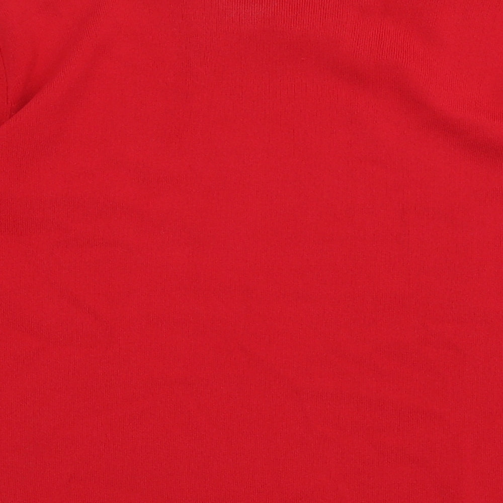 Gerard Womens Red Scoop Neck Viscose Pullover Jumper Size 14
