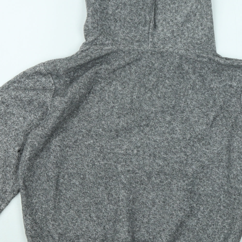 Dunnes Stores Womens Grey Cotton Pullover Hoodie Size S Pullover