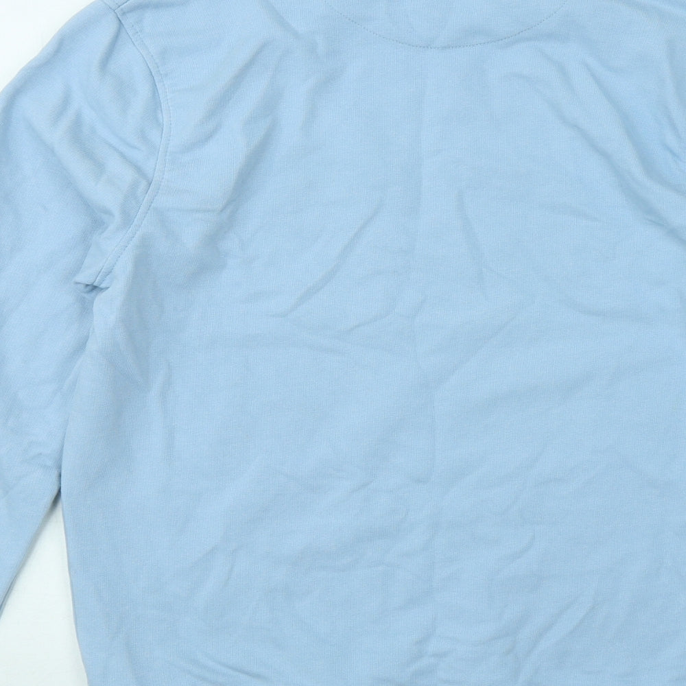 B&C Womens Blue Cotton Pullover Sweatshirt Size XS Pullover - Waves