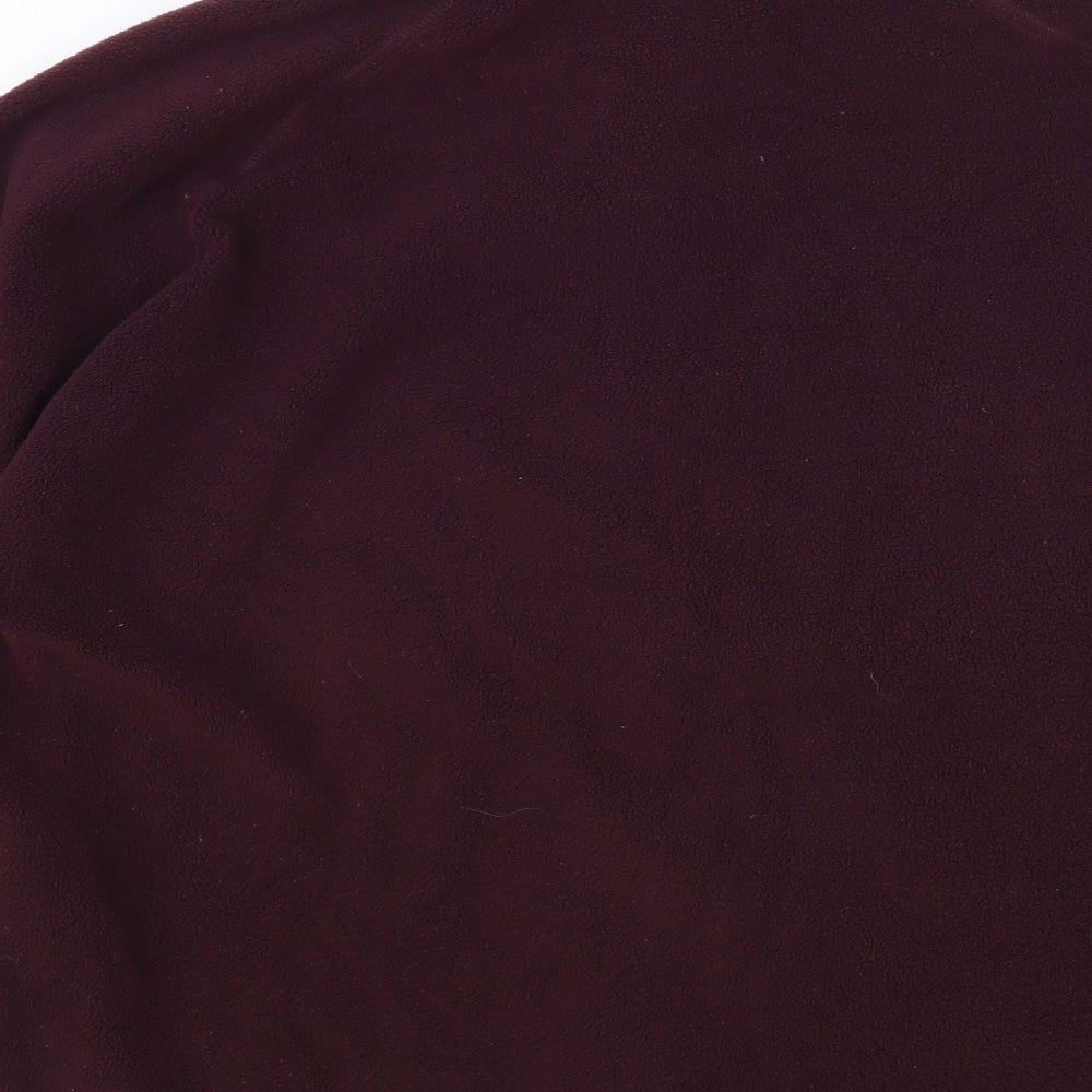 Cargoquay Mens Purple Polyester Full Zip Sweatshirt Size L