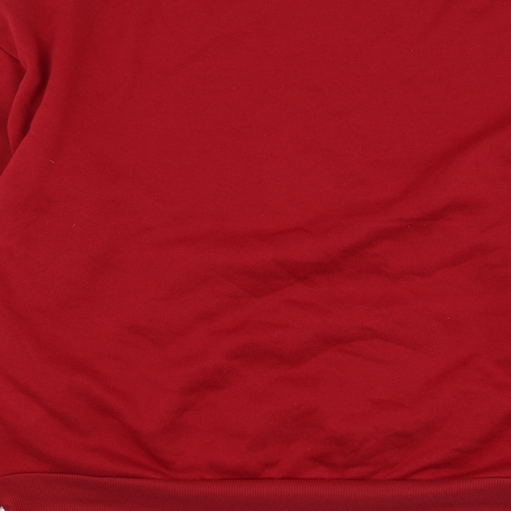 SheIn Womens Red Polyester Pullover Sweatshirt Size S Pullover - Los Angeles