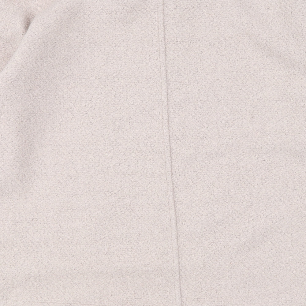 Marks & Spencer Womens Pink Round Neck Polyester Pullover Jumper Size 14