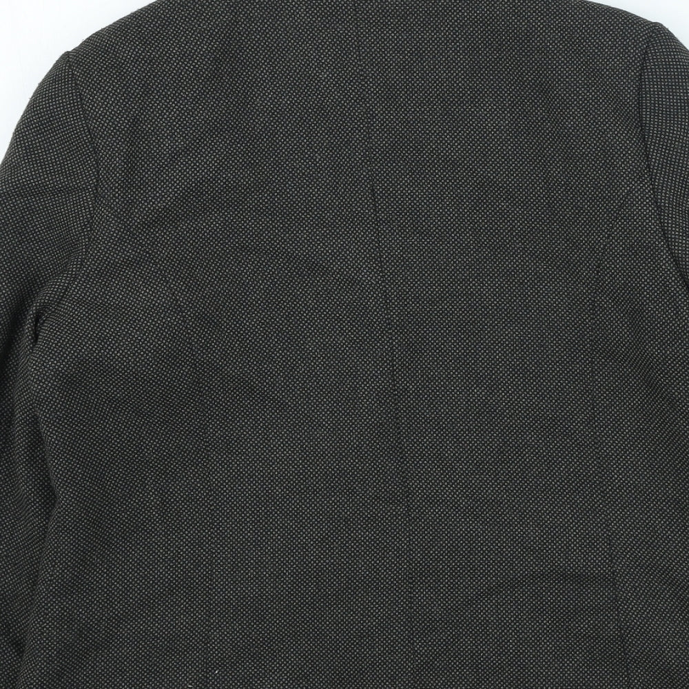 Klass Womens Grey Jacket Size 14 Zip