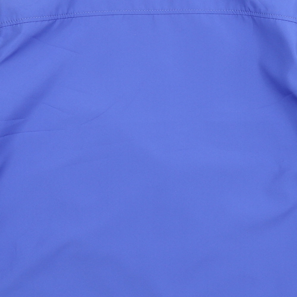 Bonmarché Womens Blue Pea Coat Coat Size S Snap