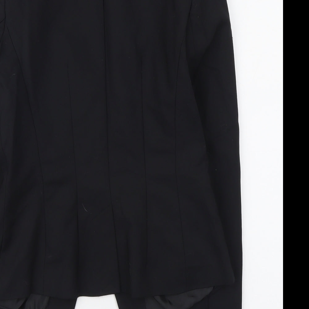 Atmosphere Womens Black Polyester Jacket Suit Size 8