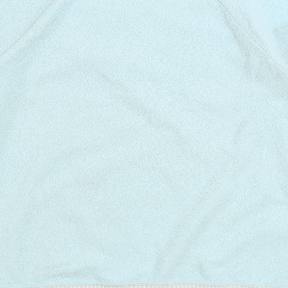 Lands End Womens Blue Polyester Pullover Sweatshirt Size S Pullover