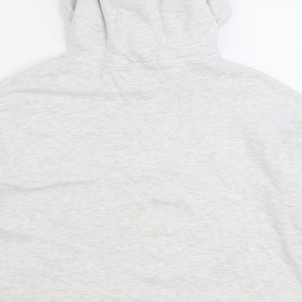 Primark Womens Grey Cotton Pullover Hoodie Size M Pullover - Cropped