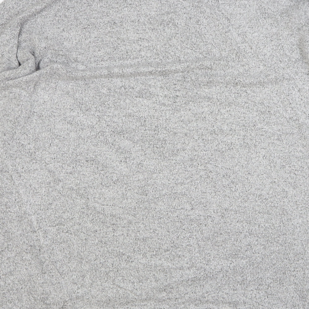 River Island Womens Grey Round Neck Polyester Pullover Jumper Size 10