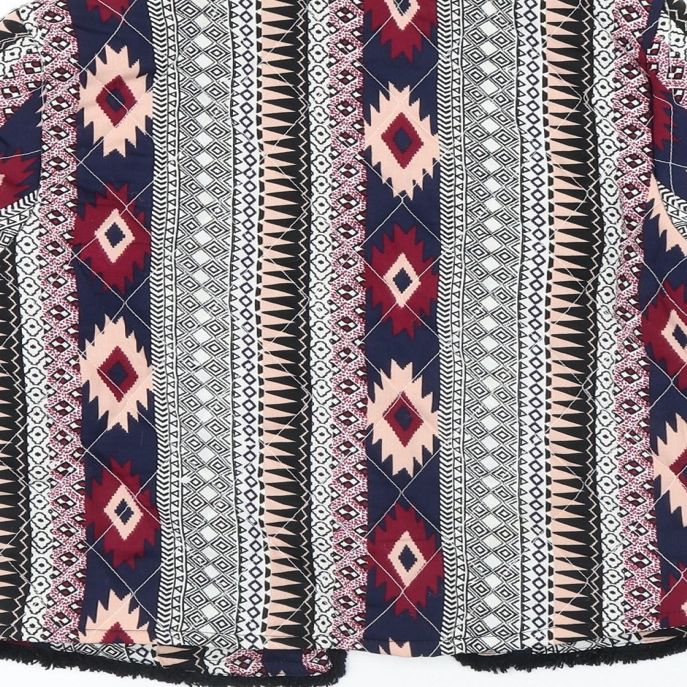 Atmosphere Womens Multicoloured Geometric Jacket Size 8
