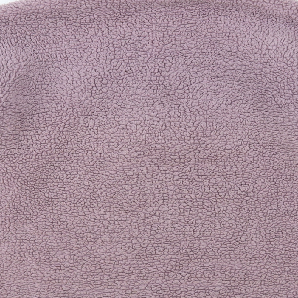 ASOS Womens Purple Polyester Pullover Sweatshirt Size XS Zip