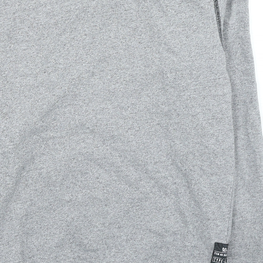 CWS Mens Grey Cotton Pullover Sweatshirt Size S