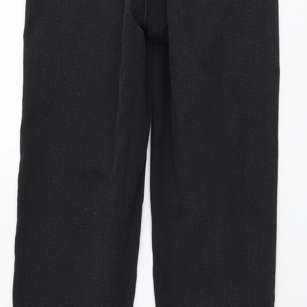 VERO MODA Womens Black Cotton Skinny Jeans Size XS L28 in Regular Button