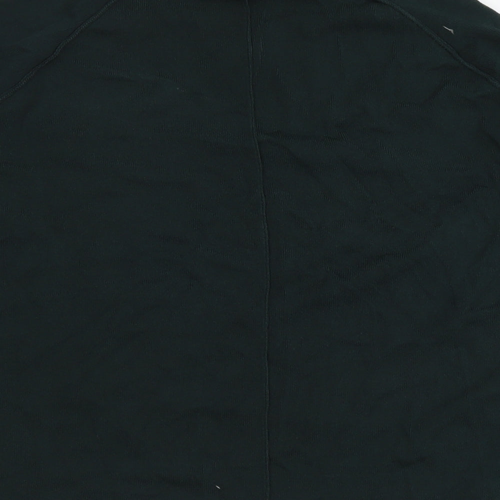 NEXT Womens Green Round Neck Viscose Pullover Jumper Size 10