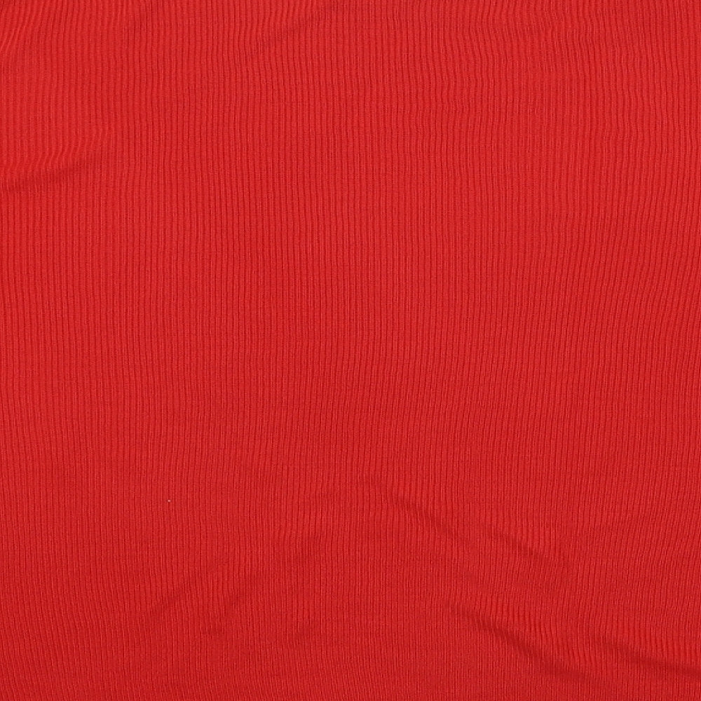 Berkertex Womens Red Round Neck Acrylic Pullover Jumper Size 20