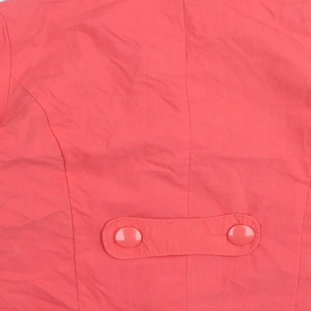 Dunnes Stores Womens Pink Jacket Size 14 Button