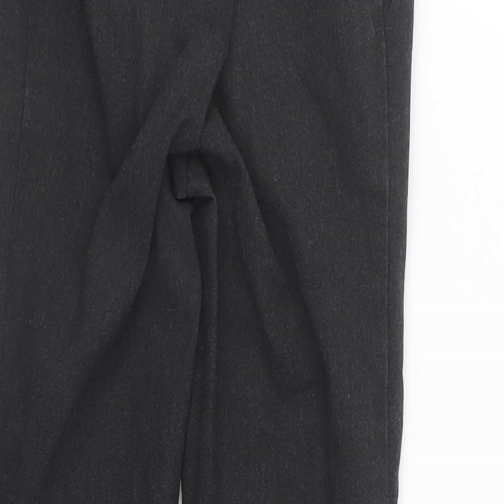 Marks & Spencer Boys Black Polyester Dress Pants Trousers Size 5-6 Years Regular
