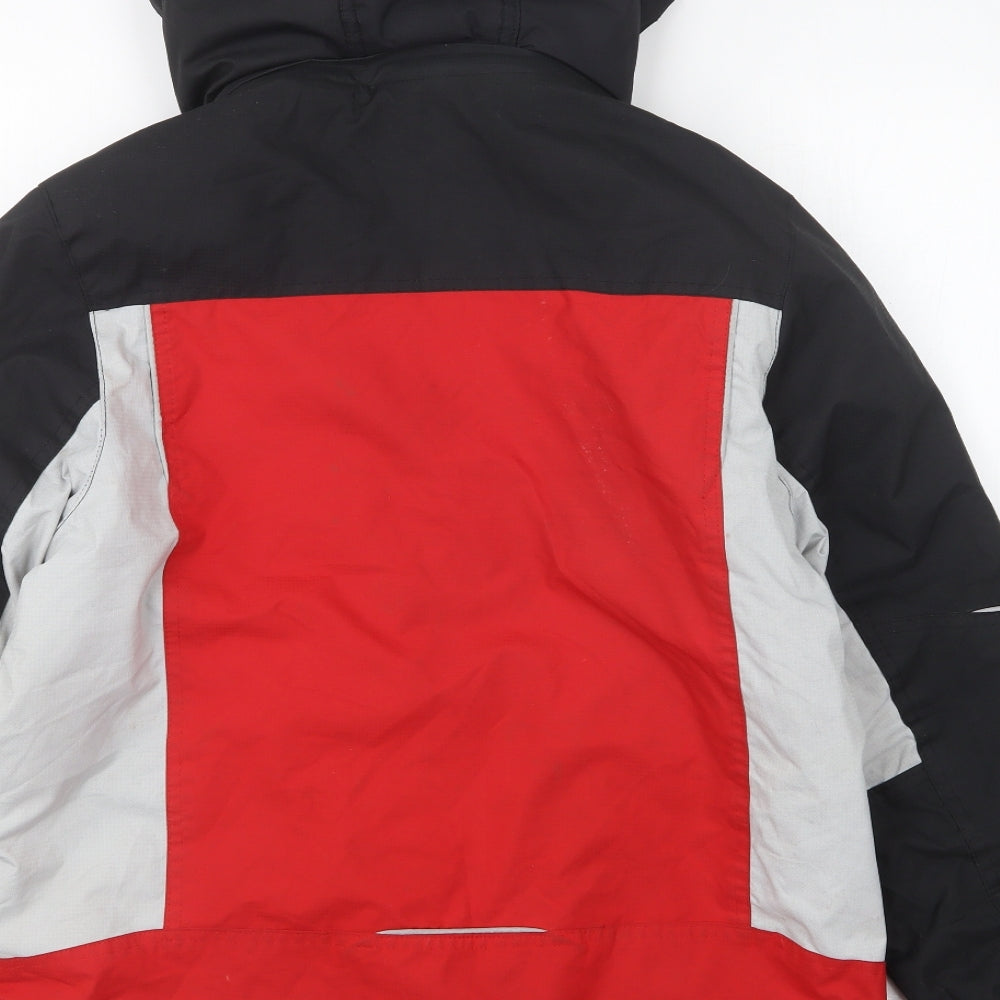Gerry Womens Red Rain Coat Coat Size M Zip