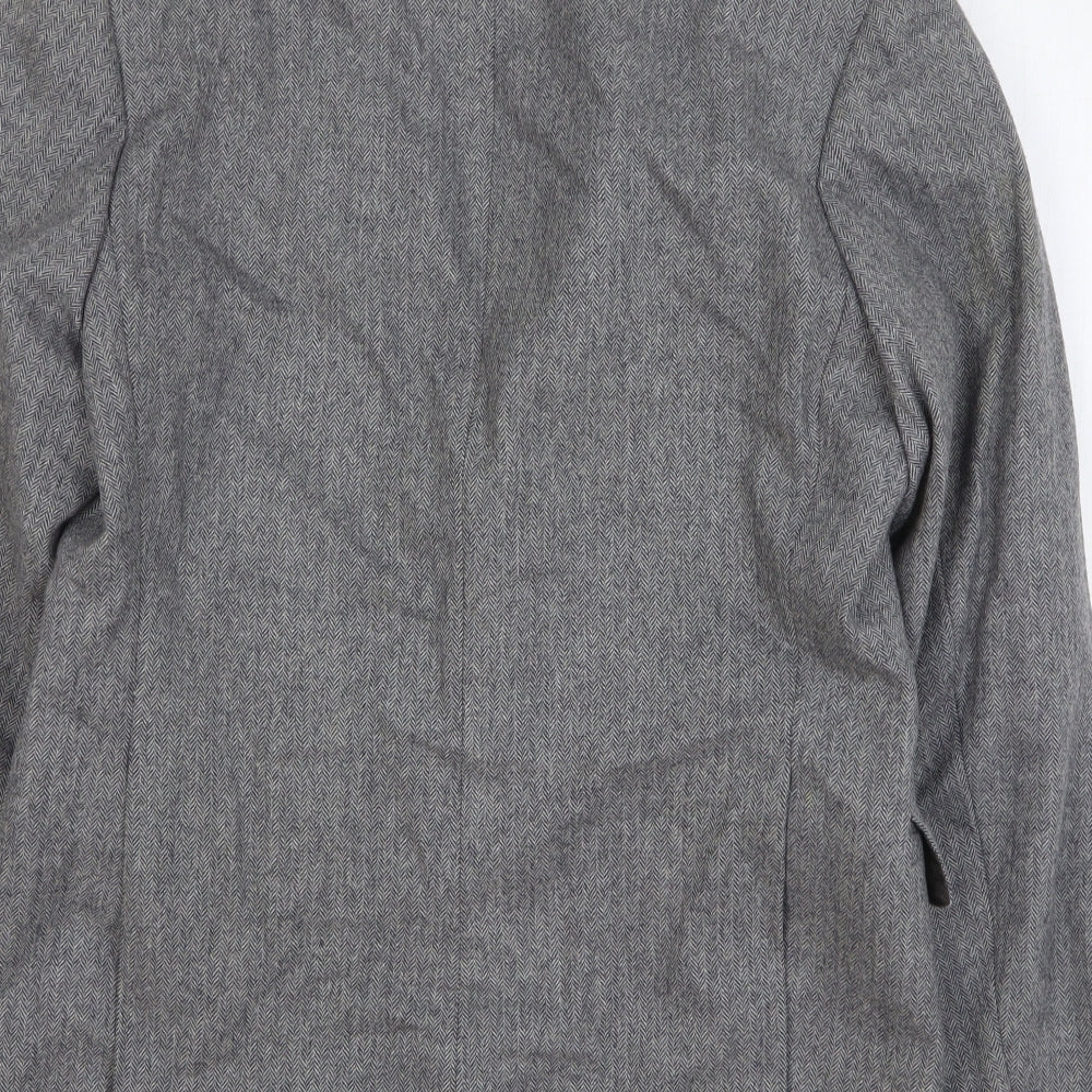 John Collier Mens Grey Wool Jacket Suit Jacket Size 40