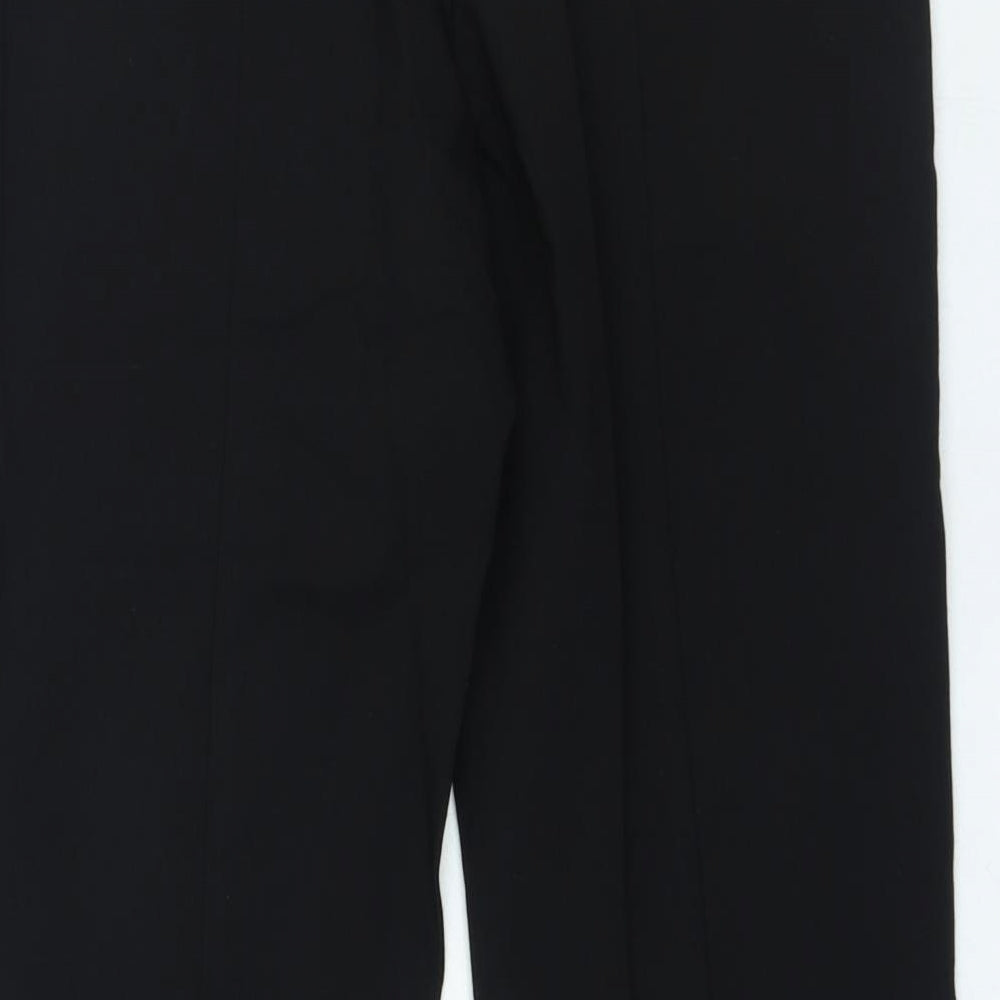 Dunnes Stores Womens Black Viscose Trousers Size S L21 in Regular