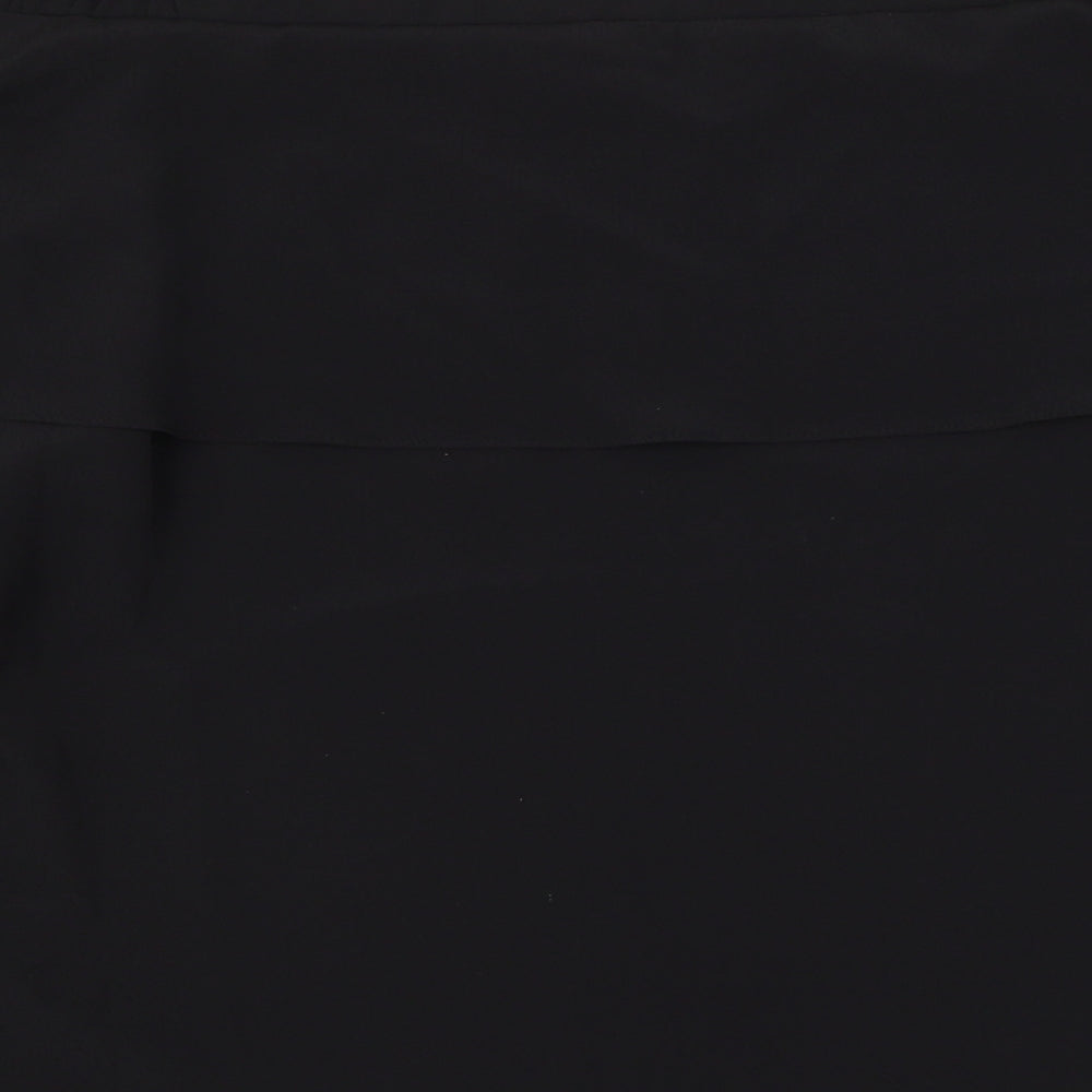 Atmosphere Womens Black Polyester Basic Blouse Size 12 Off the Shoulder