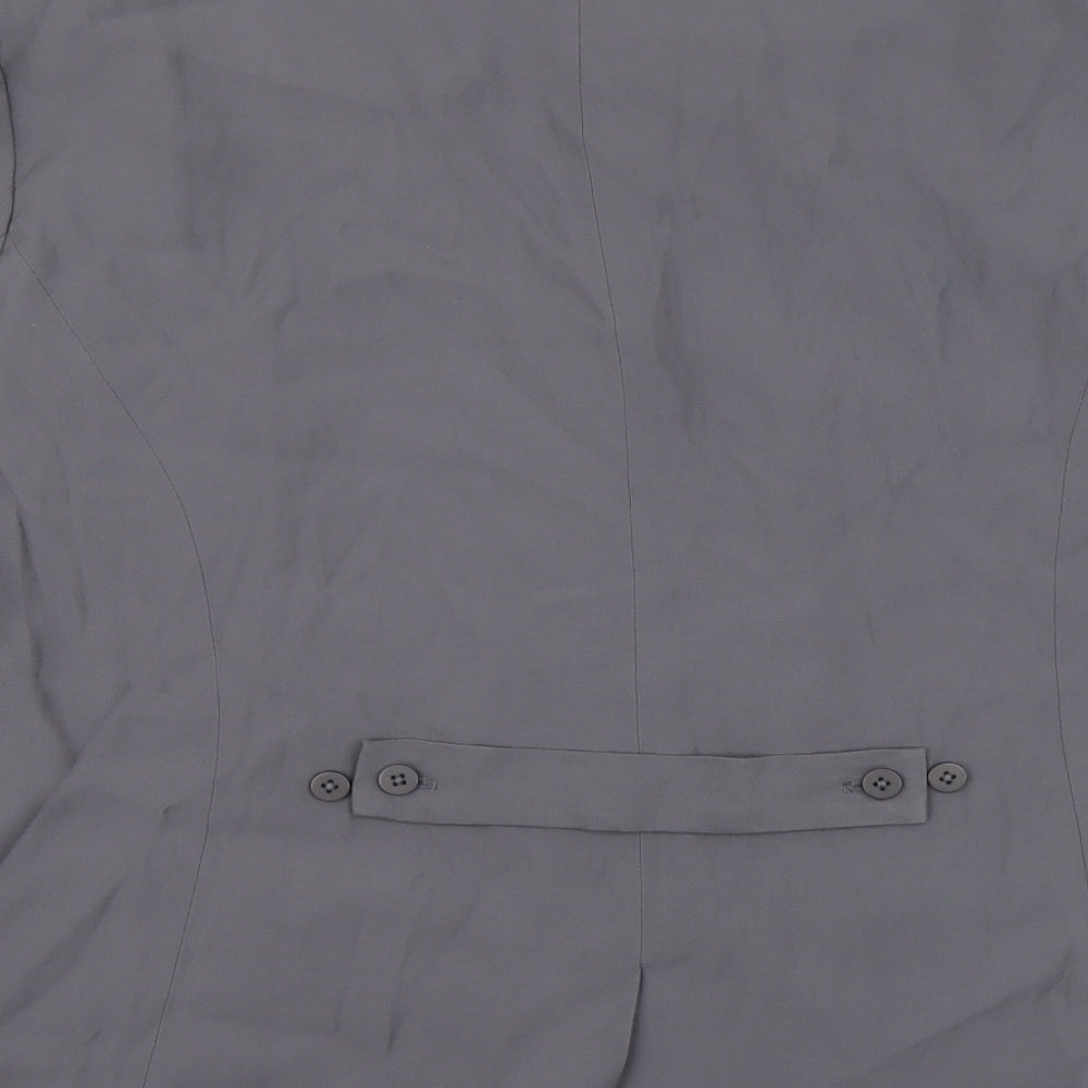 Universal Standard Womens Grey Viscose Jacket Suit Size L