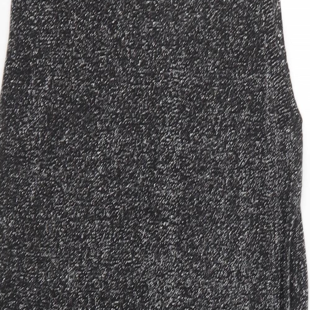 Oasis Womens Silver Polyester Basic Blouse Size L Halter