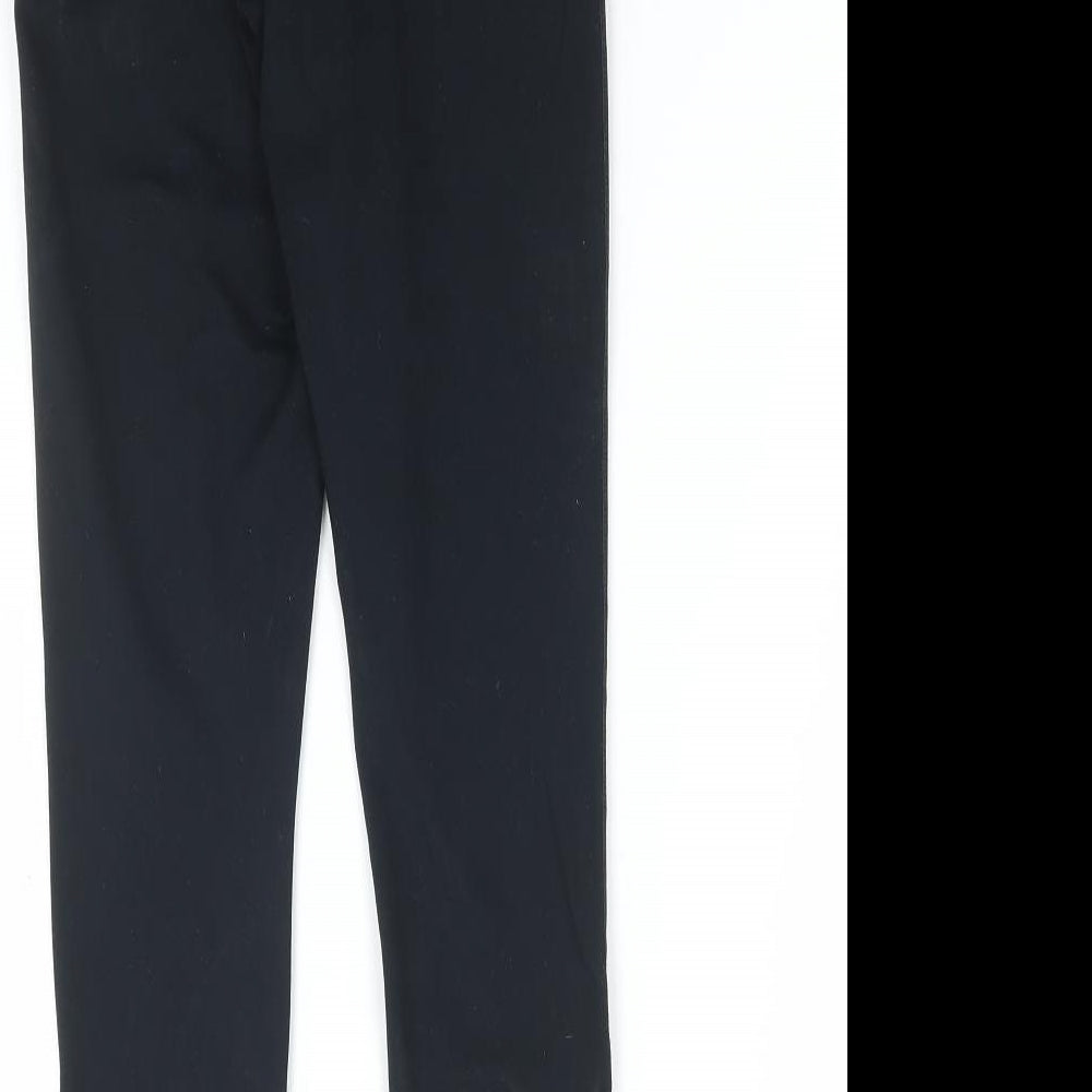 Dunnes Stores Womens Black Polyester Compression Leggings Size XS L25 in Regular Pullover