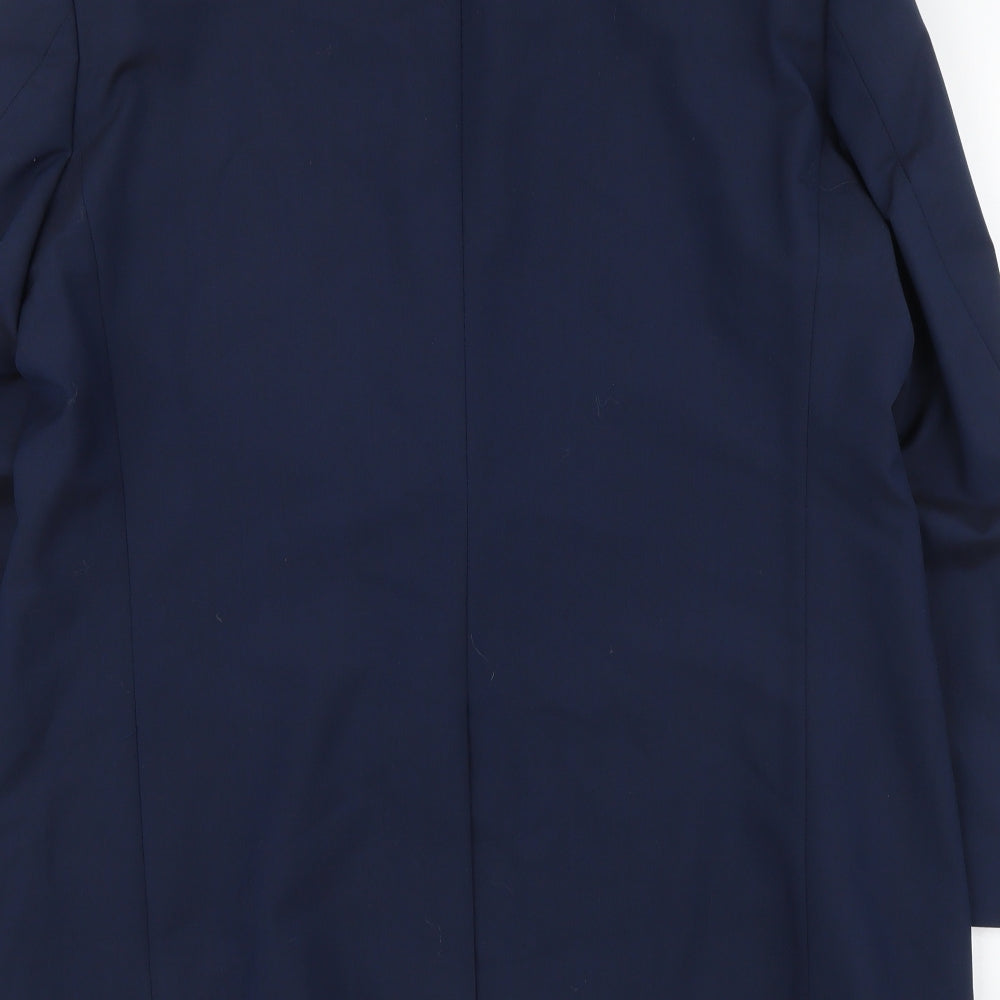 Skopes Mens Blue Wool Jacket Suit Jacket Size L