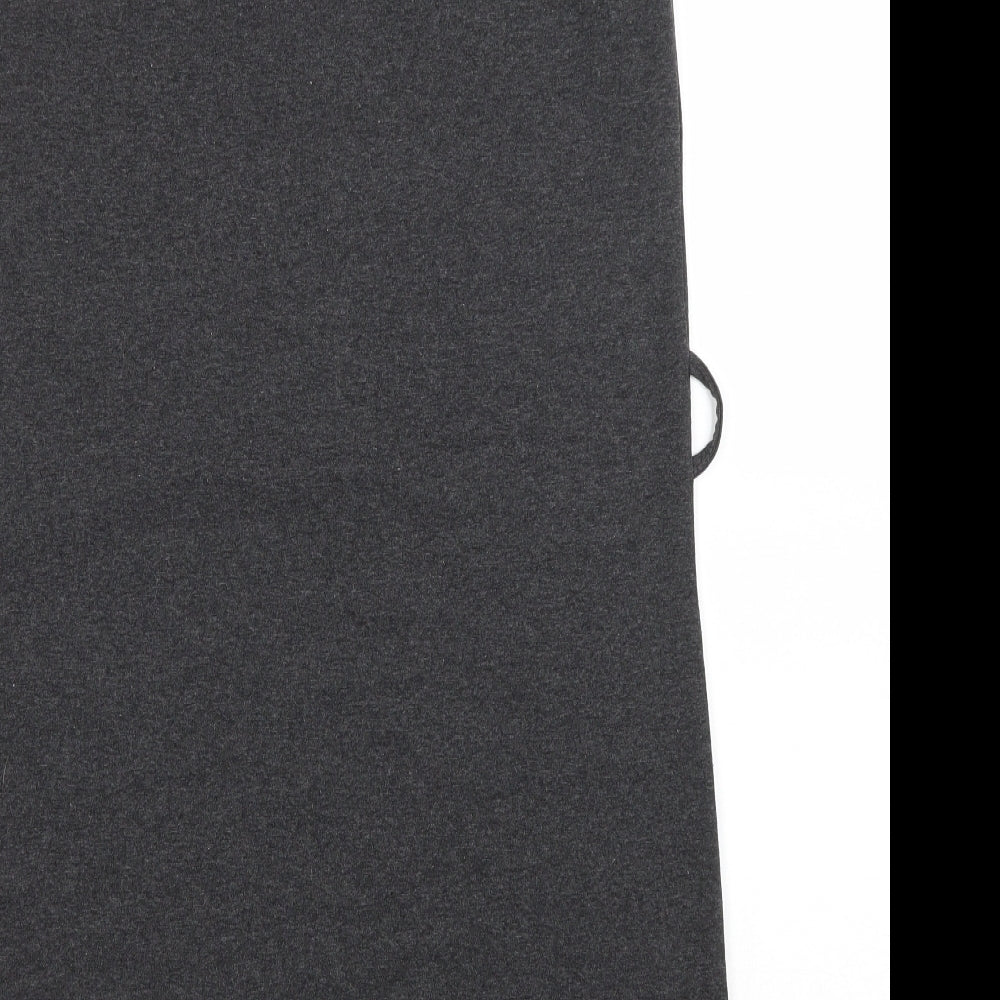 Cameo Rose Womens Grey Cotton Tank Dress Size L Round Neck