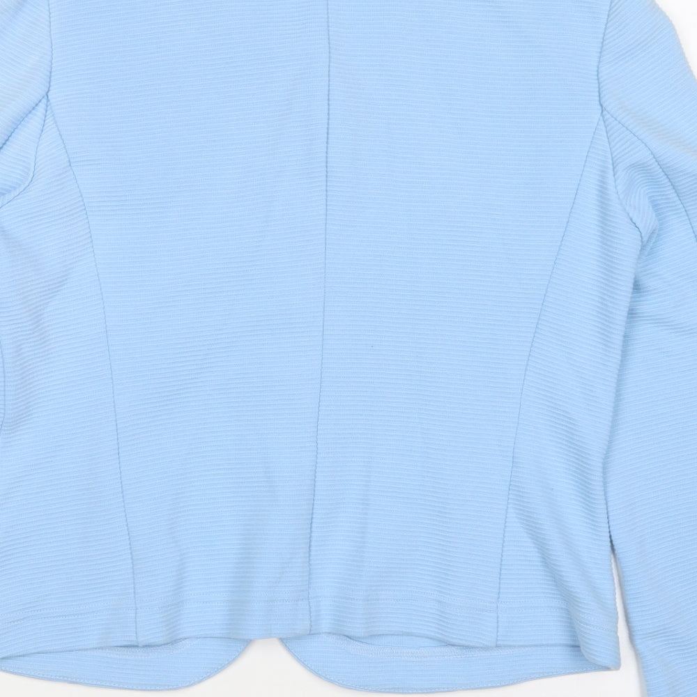 Eugenia Kim Womens Blue Jacket Size 14 Button