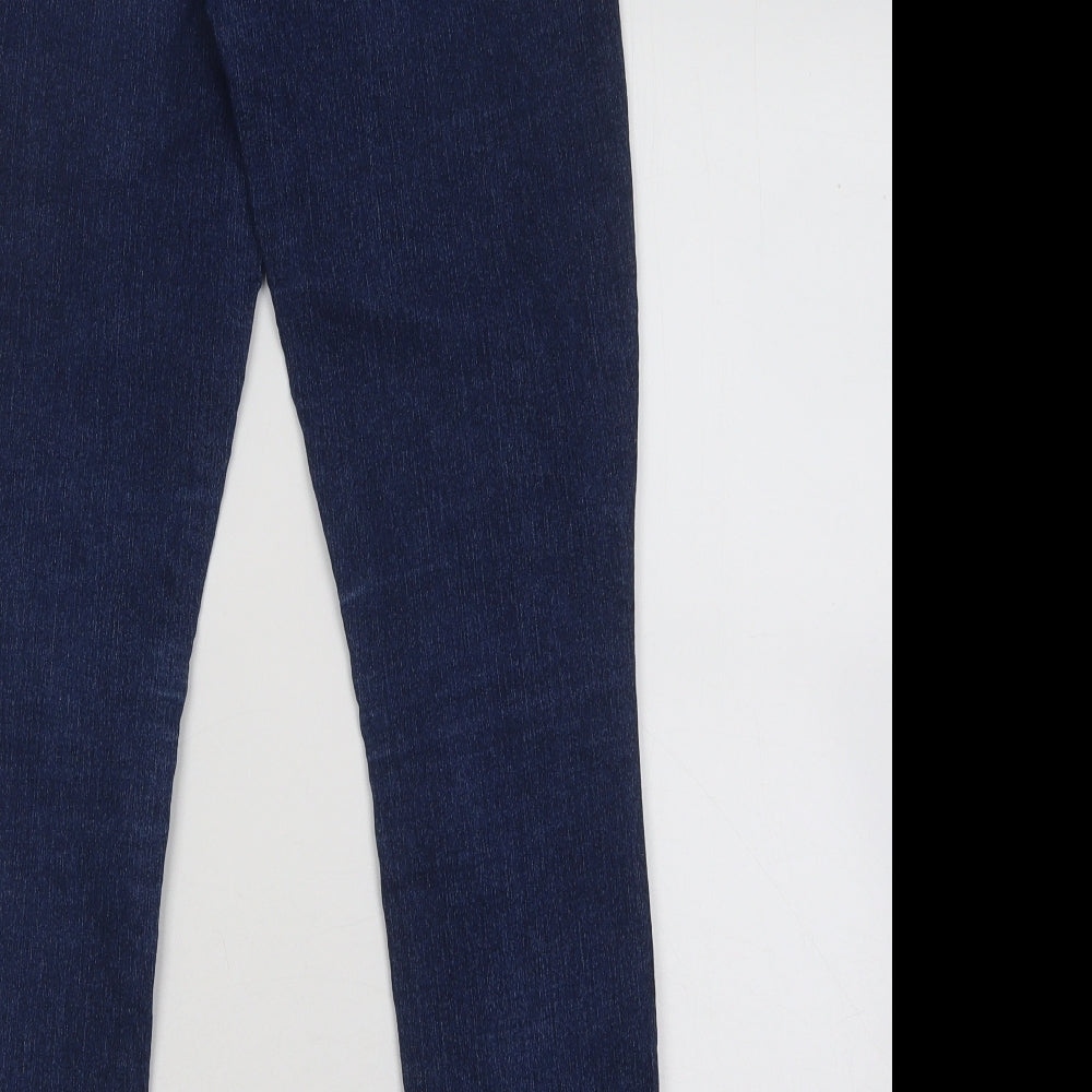 JustFab Womens Blue Cotton Skinny Jeans Size 27 in L27 in Regular Button