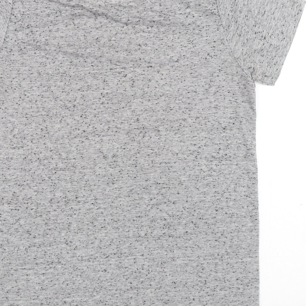 Atmosphere Womens Grey Polyester Basic T-Shirt Size 12 Round Neck - Los Angeles