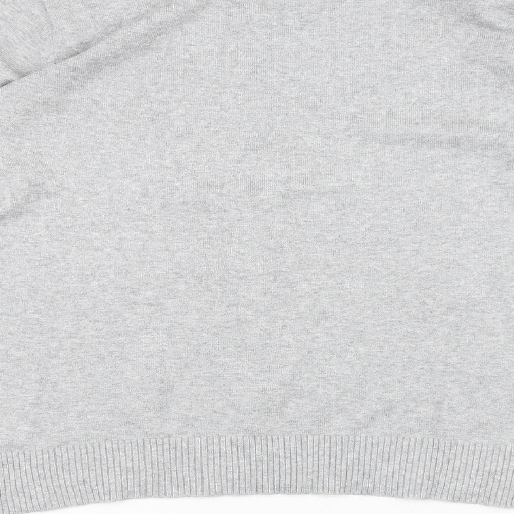 Atmosphere Womens Grey Round Neck Viscose Pullover Jumper Size 12